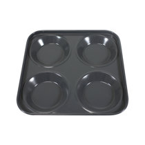 2x 6 SILICONE LARGE MUFFIN YORKSHIRE PUDDING MOULD CUPCAKE BAKING TRAY  BAKEWARE