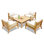 Noida Outdoor 5 - Piece Teak Conversation Set