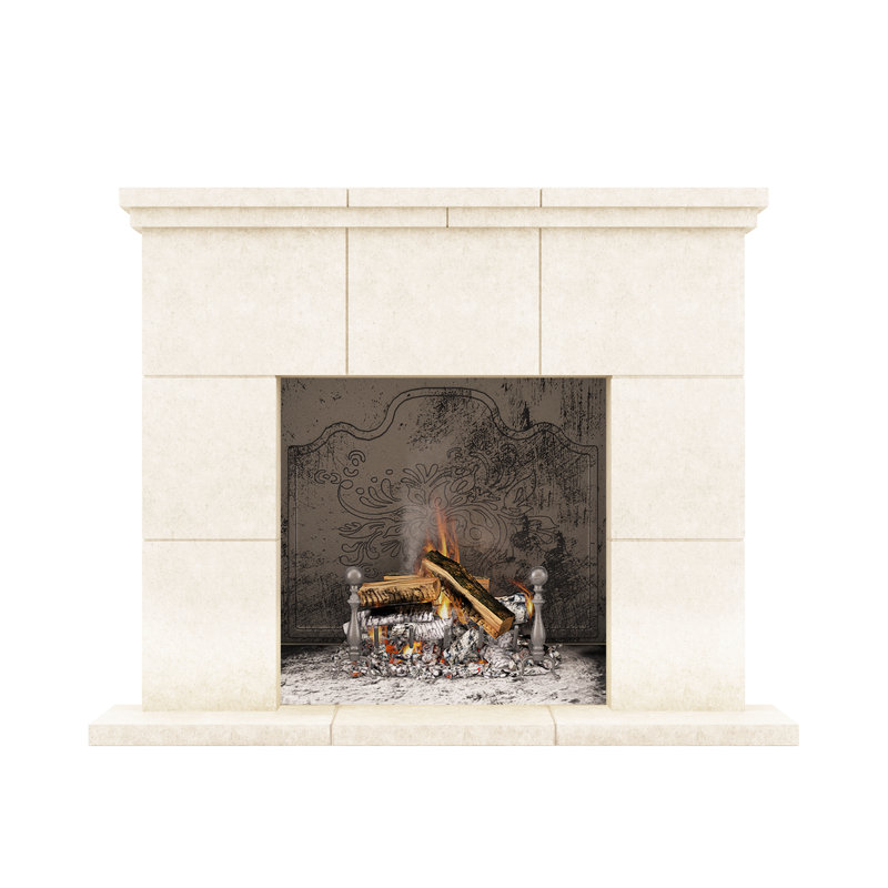Tuscany Fireplace Surround, Smooth Beige