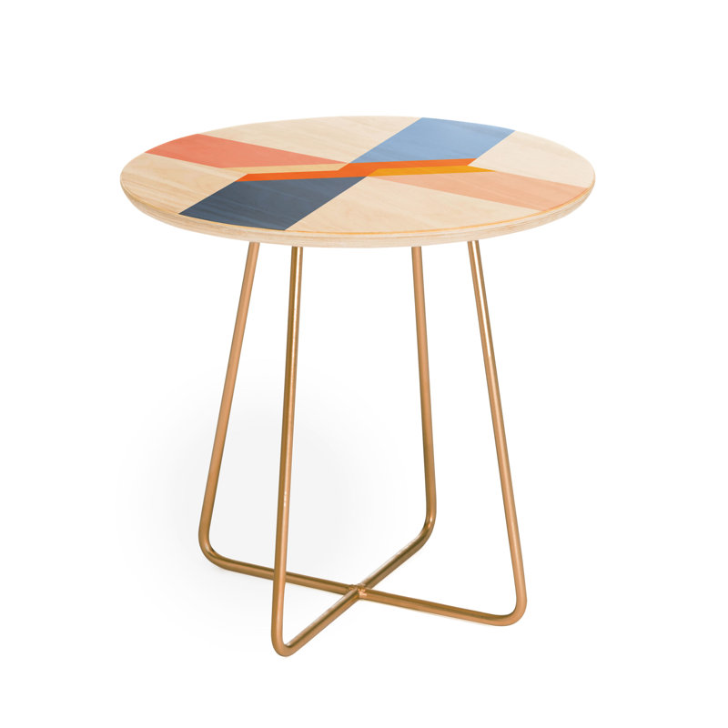 Dore Solid Wood Top End Table