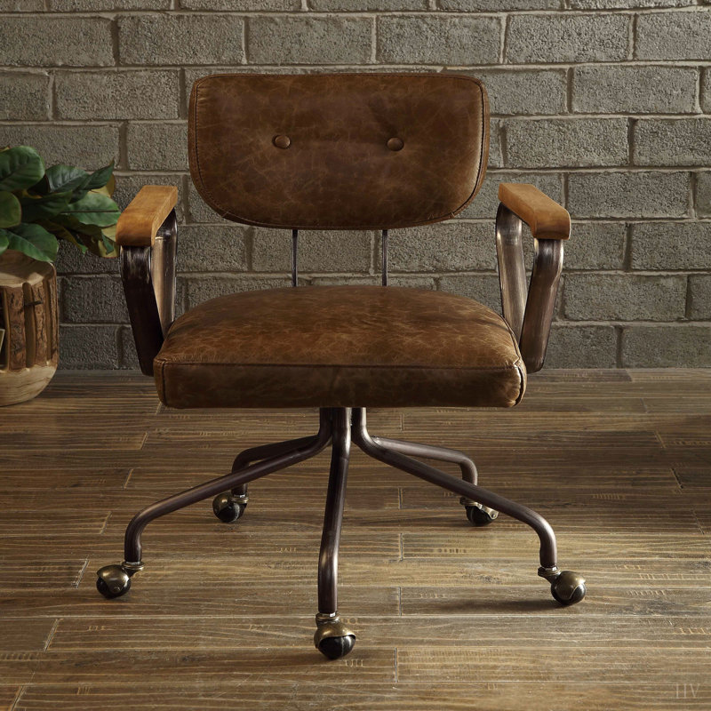 Grain Leather Office Chair