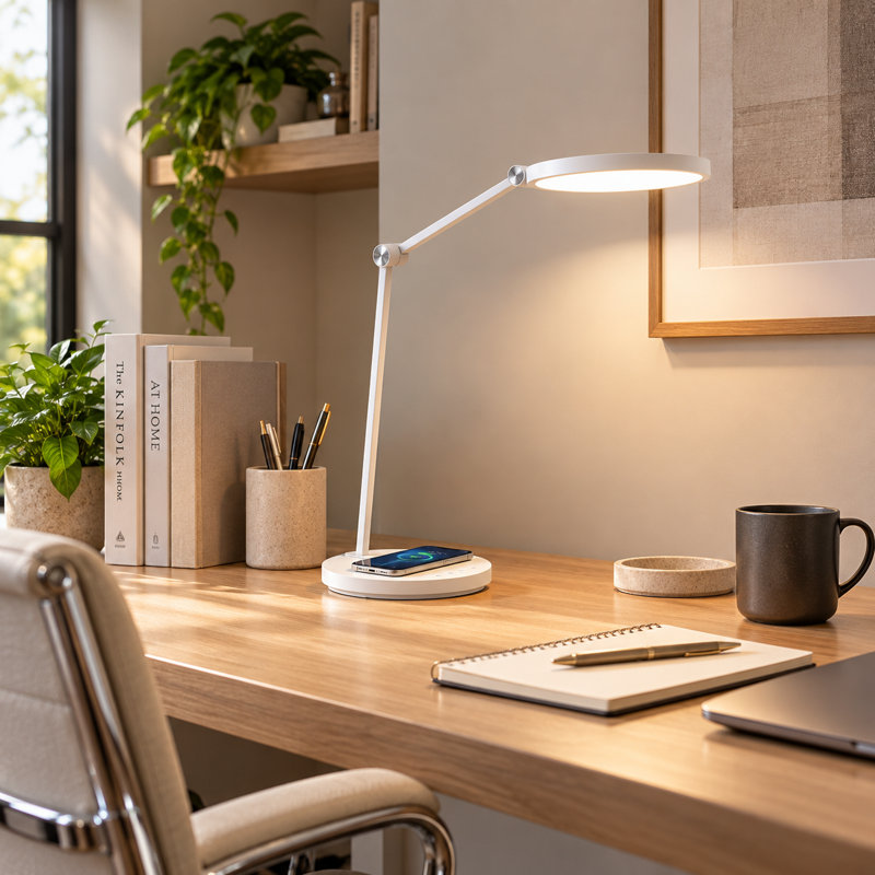 Josalyn Aluminium USB Desk Lamp