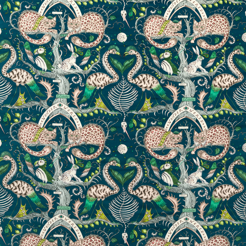 Wonder World Velvet, Teal