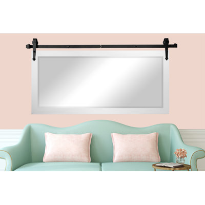 Neace Solid Wood Flat Wall Mirror