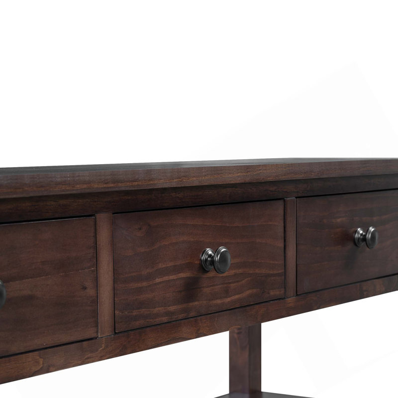 50'' Console Table, Brown, Brown