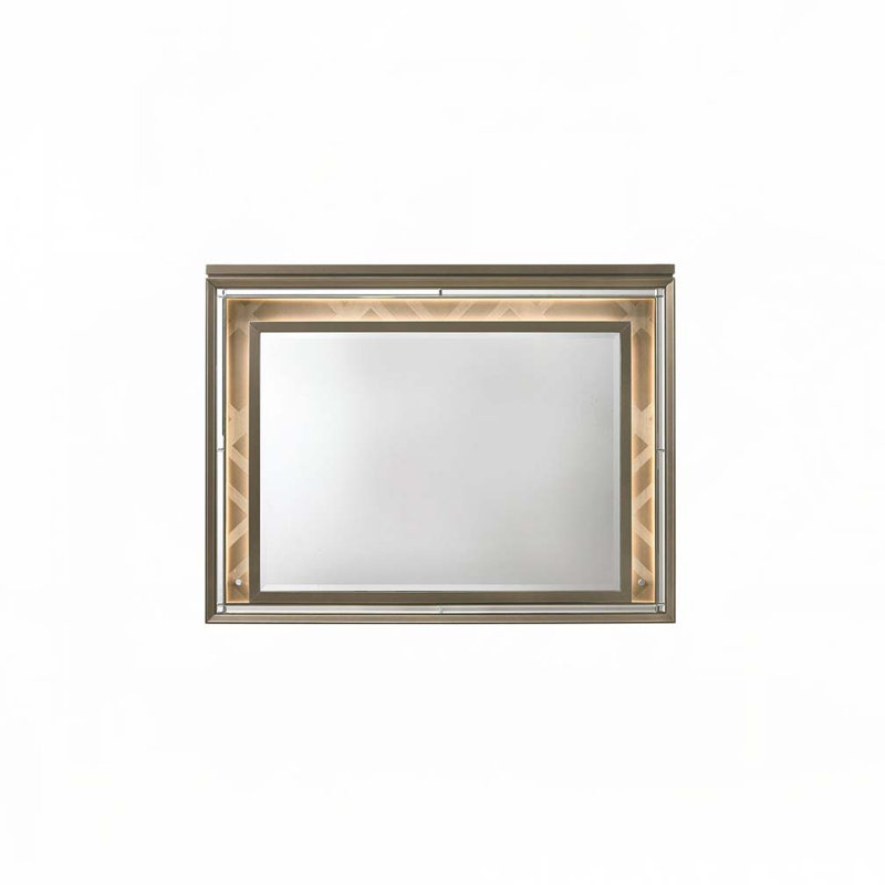 Miroir au fini champagne foncé