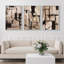 "Blocs géométriques abstraits de style Mid-Century, formes rustiques, décor rustique et chic", 3 pièces-100780843-100780840