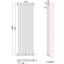 Diredra Vertical Designer Radiator-1362812817