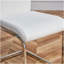 Chaise d'appoint blanche Cenka