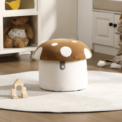 Mushroom Kids Ottoman With Storage