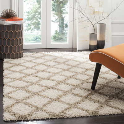 Lapidge Geometric Ivory Area Rug