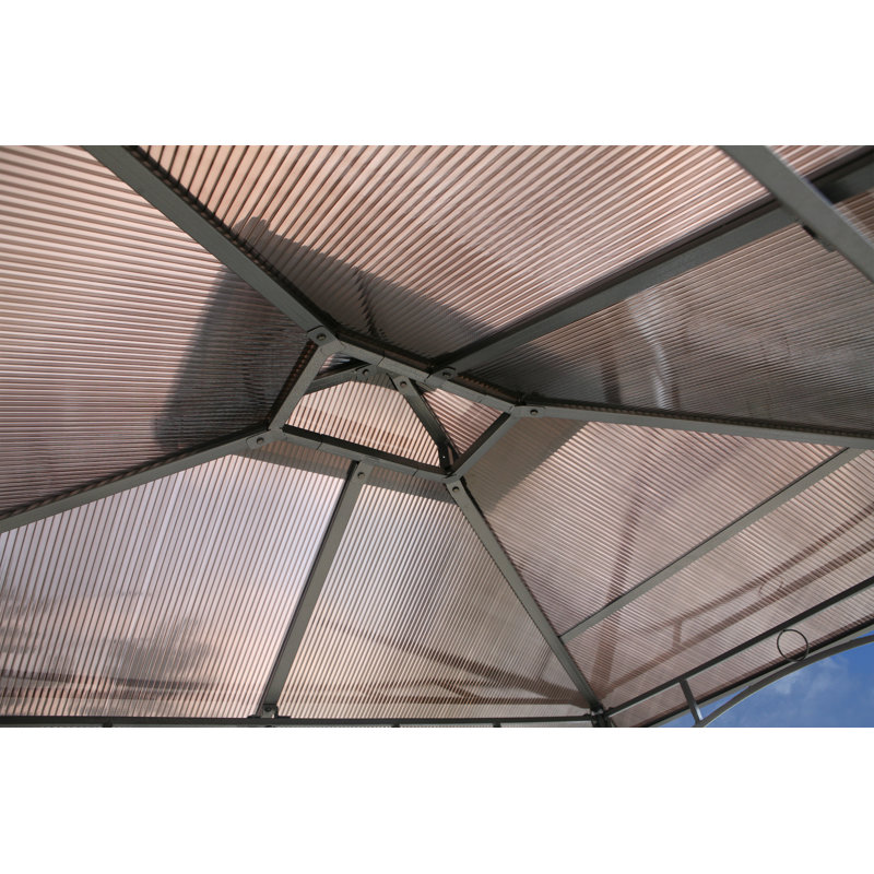 Fowler Dakota Fields Brown Plastic Roof for Gazebo