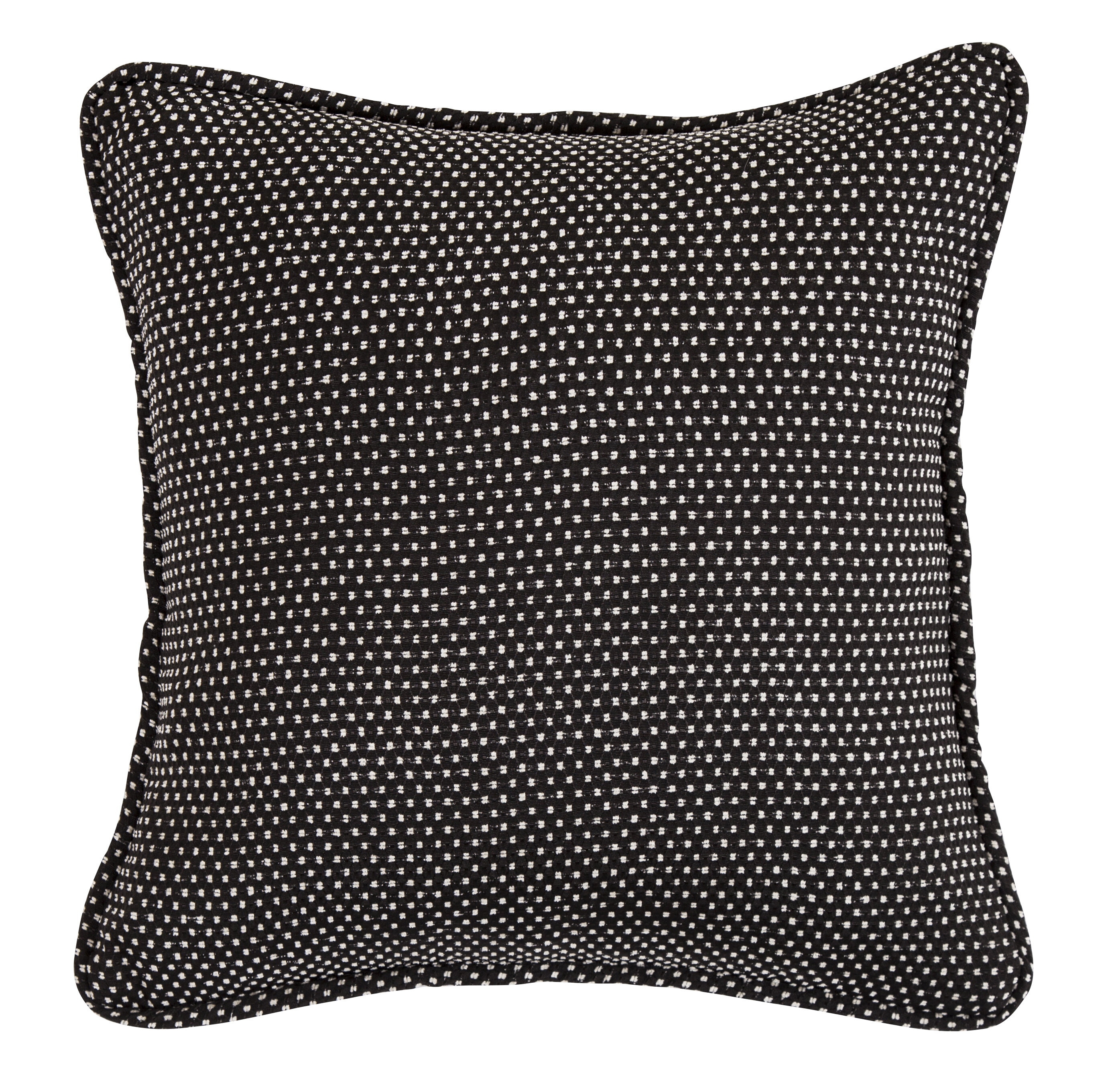 Black polka dot clearance pillow