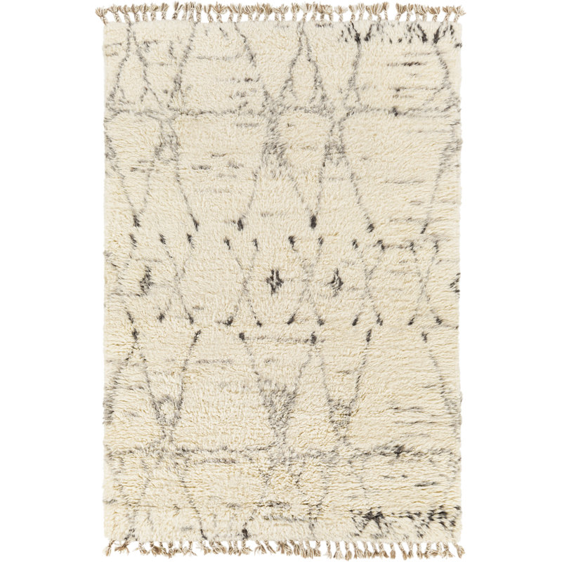 Camille Wool Moroccan Area Rug, Rectangle 10' x 14'