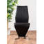 Athena Modern Marble Effect & High Gloss Dining Table Set with 6 Modern Faux Leather Dining Chairs-87332639-86714599