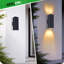 Luminaire mural d'extérieur moderne et moderne E26 noir mat, lumière de porche imperméable, applique extérieure, pour patio, garage, porte-1963270525
