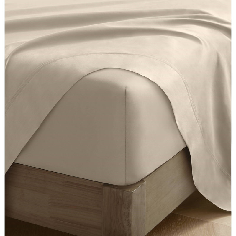 5 Pieces Split Sateen Sheet Set, Split King Sheet Set, Linen