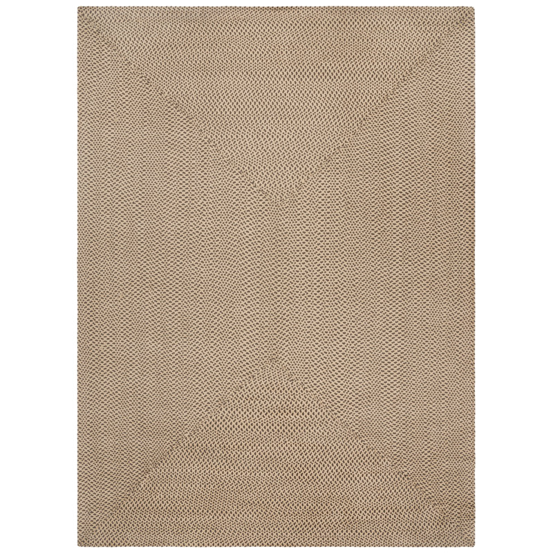Garbrand Hand Woven Cotton Solid Color Rug, Rectangle 9' x 12'