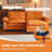 Shugar 120'' W 2-Layer Cushion Comfy Cloud Sofa-110188834