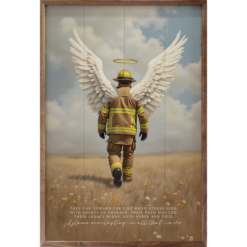 Fireman's Legacy, 16" H x 10" W