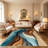1PC Abstract Wavy Layered Terracotta Teal Neutral Modern area rugs for Living Room, Soft and Comfortable, easy-to-maintain, machine washable Indoor floor mat suitable for dining table area, bedroom, entryway, kitchen, home office, patio porch.-1231165307
