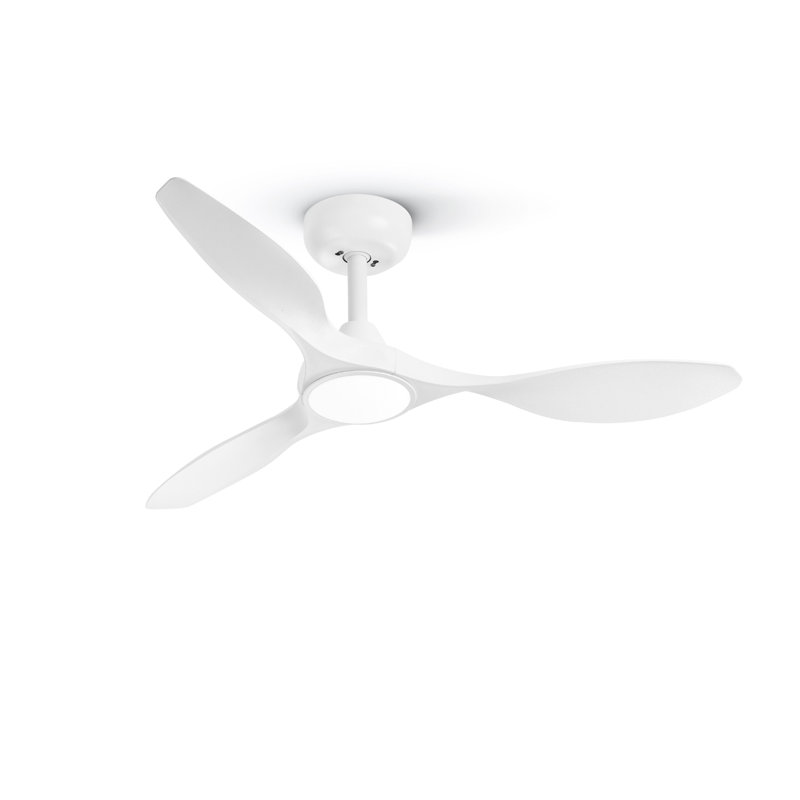 42-inch Ceiling Fans with Lights and Remote Control White, White