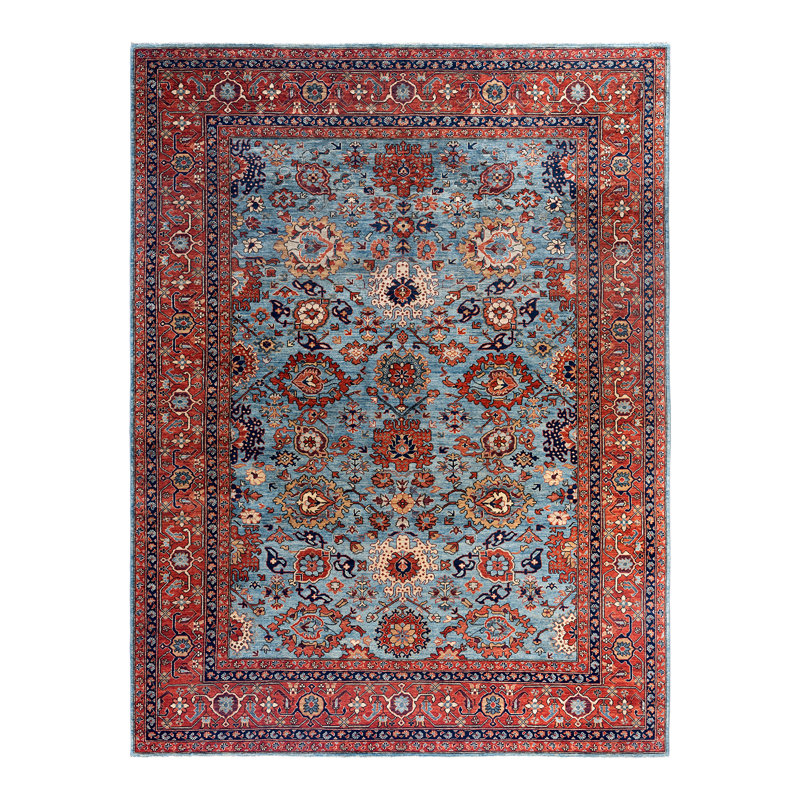 Serapi One-of-a-Kind Rectangle 8'11" X 11'9" Hand Knotted Area Rug