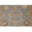 Tapis oriental bleu à motif floral Oushak 9 x 12