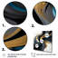 Noir, blanc et or liquide Art IV - ensemble d'art mural moderne sur toile-87913186-87913191