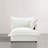 Plush Beige Upholstered Chenille Accent Chair with Oversized Cloud Cushions-1521987945