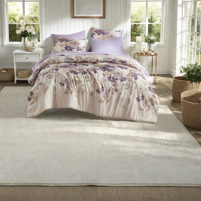 Luxurious Comfort Bedding Sets, Polyester King Size, Floral Design For Home