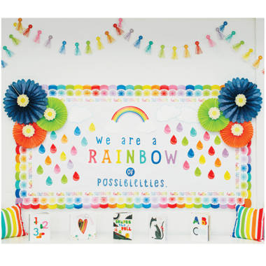 Carson Dellosa We Are A Rainbow of Possibilities Bulletin Board Set