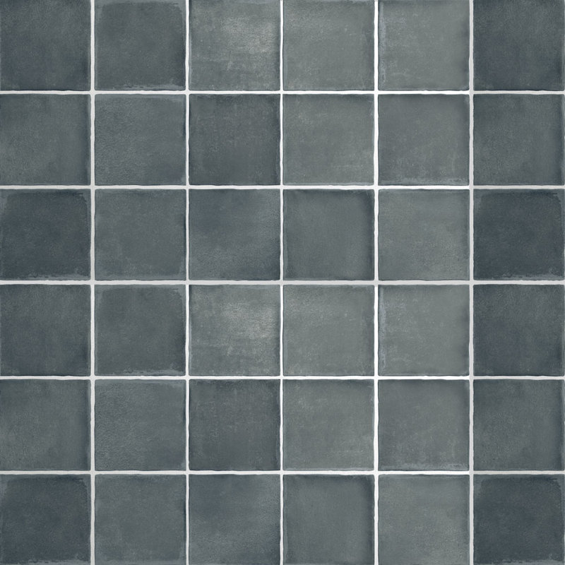 Fusion 4X4 Porcelain Wall and Floor Tile, Glacier