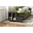 Mobile End Table With Lockable Wheels, Cream Style Side Table With Storage Drawer, 11.8Inch Narrow Nightstand With Multi-Layer Storage, Living Room-1079416348