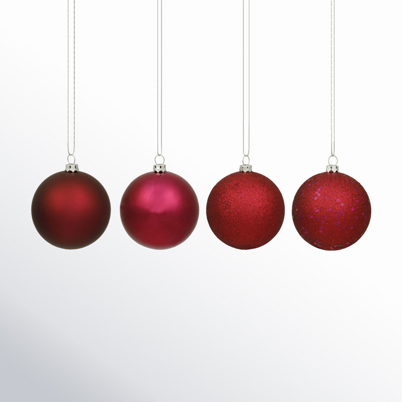 Holiday Décor Ball Ornament, Red Raspberry