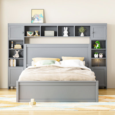 Bed With Practical Storage And Electrical Integrations - A Modern Bedroom Choice Ample Solid Wood Construction For A Relaxing Nighttime