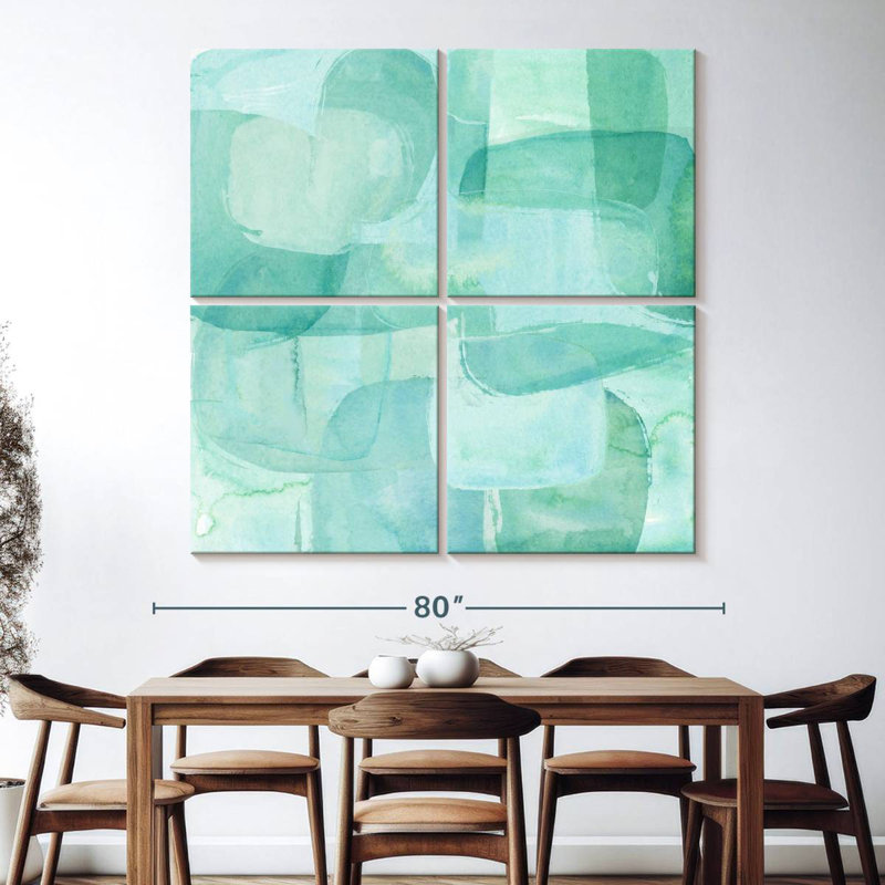 Sea Glass Reflection I, H 74 po x l 74 po