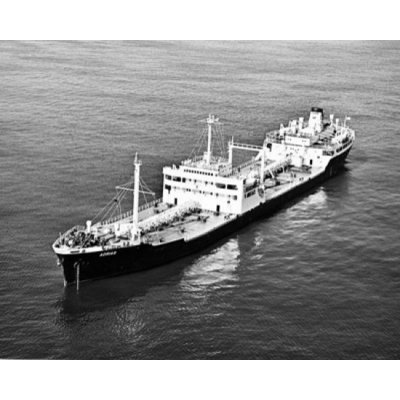 Posterazzi " High Angle View Of An Ocean Liner In The Sea "