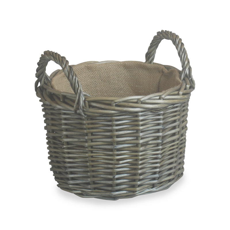 Schanz Wicker Log Carrier, 40cm H x 42cm W x 42cm D