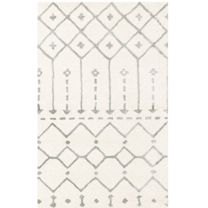 Tapis en laine touffeté à la main Griffiths, Carré 8 pi