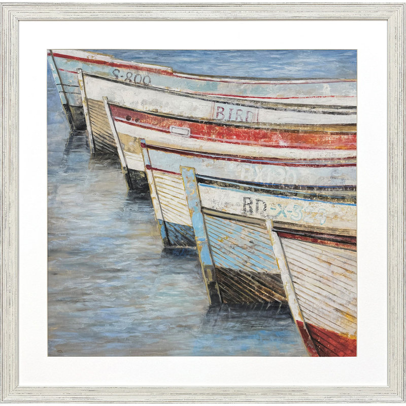 Art encadré de barques