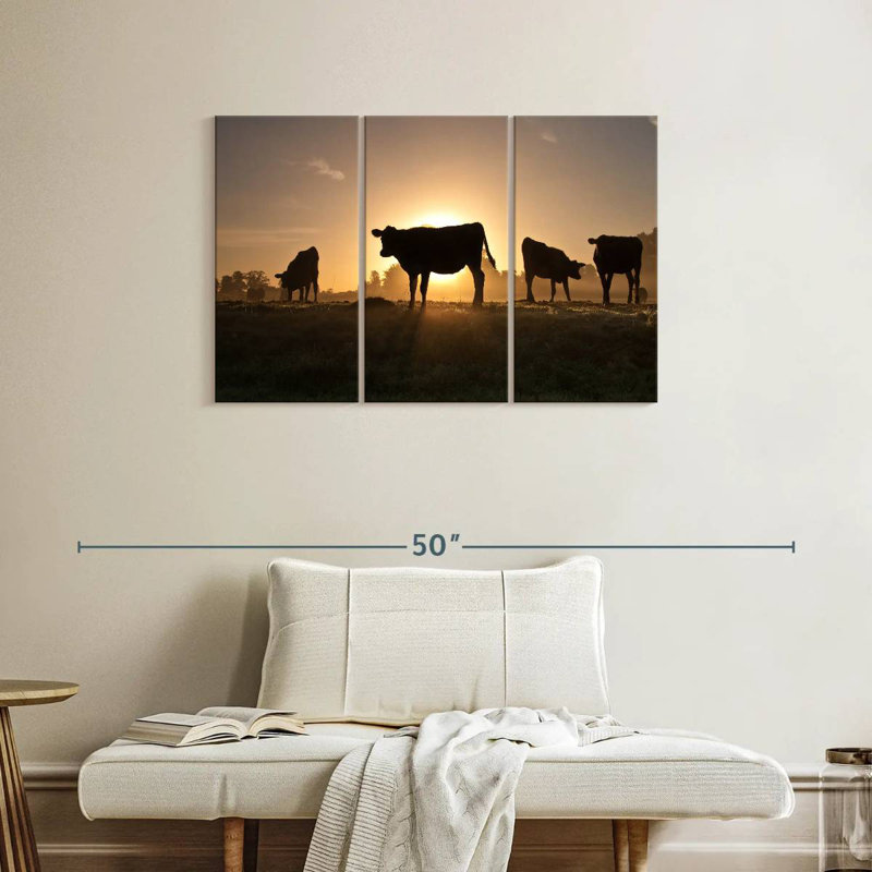 Silhouettes de vache Brampt, H 24 po x l 38 po