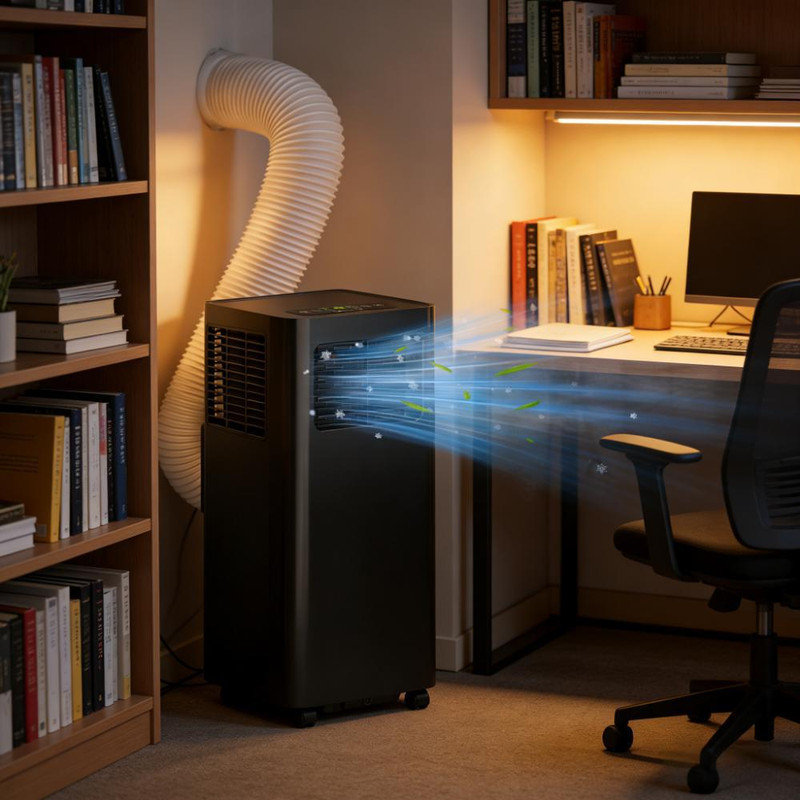Climatiseur mobile pratique, climatiseur portatif