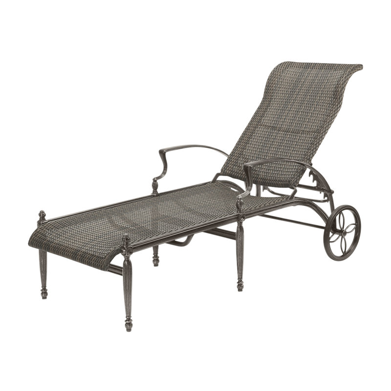Bel Air Woven Chaise Lounge, Shade Frame/Ash Wicker