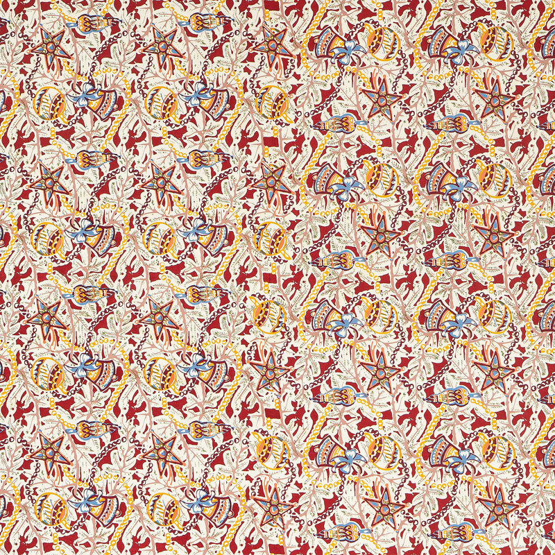 Noel Red and Green Floral 71x106 Tablecloth