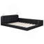 Grand lit plateforme tapissier avec 2 lampes de lecture -1519111330