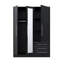 Raveaux 3 Door Manufactured Wood Wardrobe