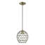 Luminaire suspendu simple à 1 lumière Lucilo-116654553