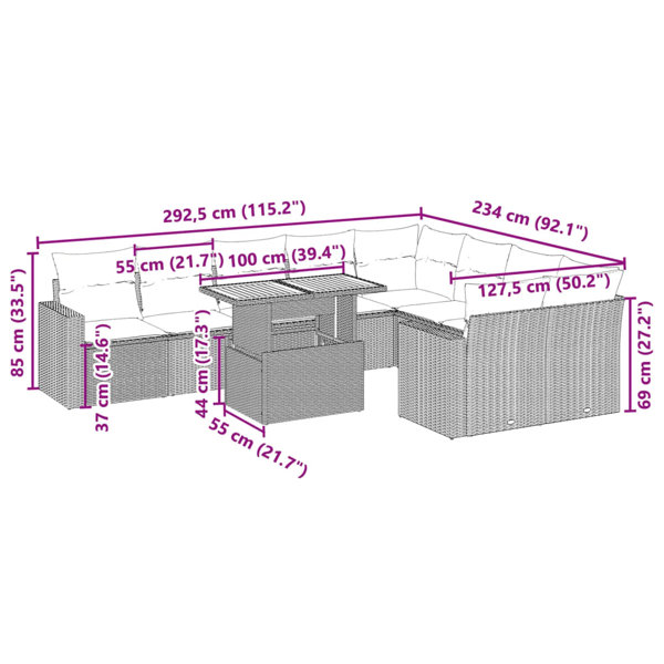Dimensions du produit