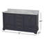 Ensemble de meuble-lavabo double 72 po Larosa-2139807051-2036411531